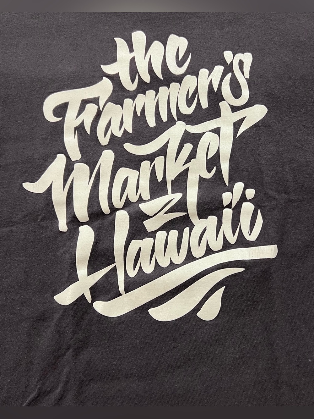 The Farmer's Market Hawaii Graphic T-Shirt - Gray